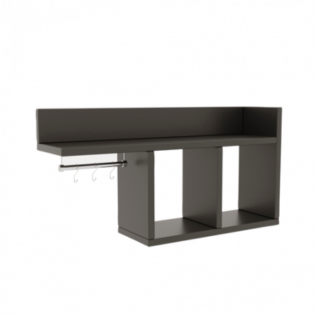 Bild på Vägghylla Pare - Mörkgrå - Hanah Home