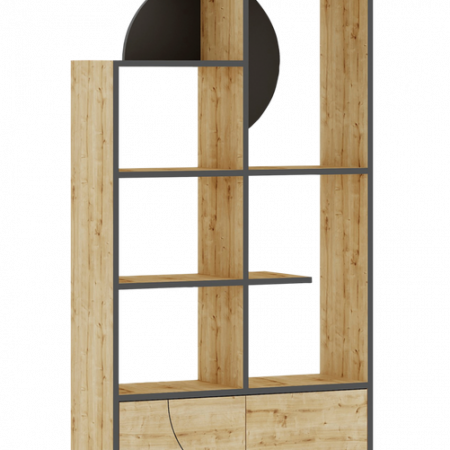 Bild på Bokhylla Half - Mörkgrå