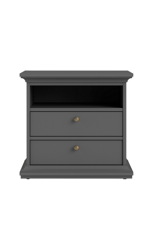 hom_1689759-01_Fs Bild på Sängbord med 2 lådor Paris - NORDFORM