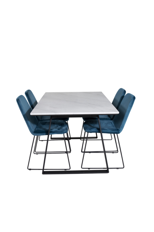 hom_1694786-01_Fs Bild på Matgrupp Estelle med 4 st matstolar Muce - Venture Home