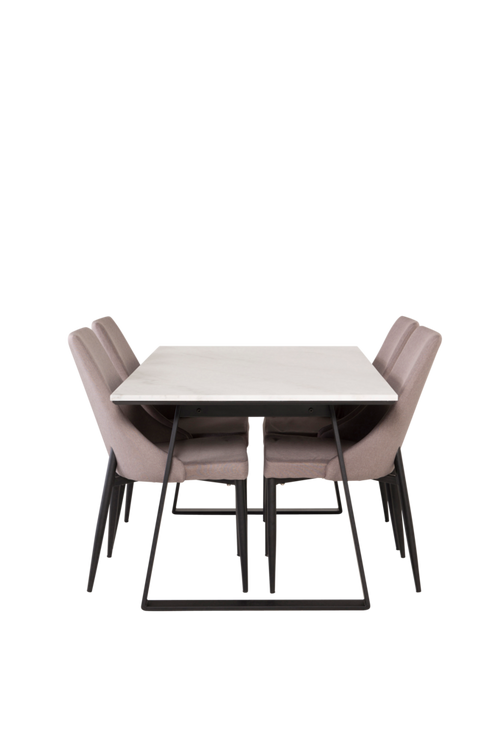 hom_1694858-01_Fs Bild på Matgrupp Estelle med 4 st matstolar Leone 2 - Venture Home