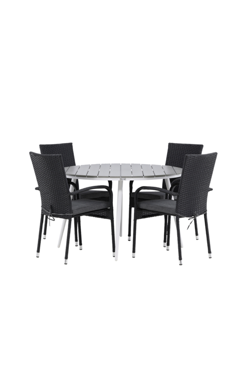 hom_1702386-01_Fs Bild på Matgrupp Break med 4st matstolar Anna - Venture Home