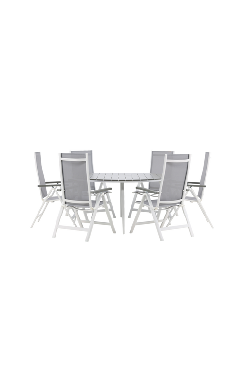 hom_1702410-01_Fs Bild på Matgrupp Break med 6st positionsstolar Albany Light - Venture Home