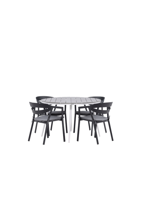 hom_1702435-01_Fs Bild på Matgrupp Break med 4st matstolar Slit - Venture Home