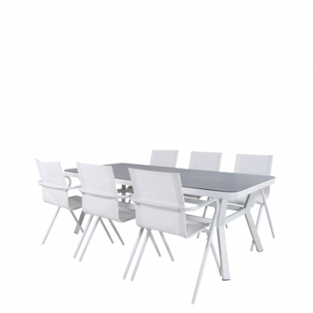 Bild på Matgrupp Virya med 6st matstolar Alina - Venture Home