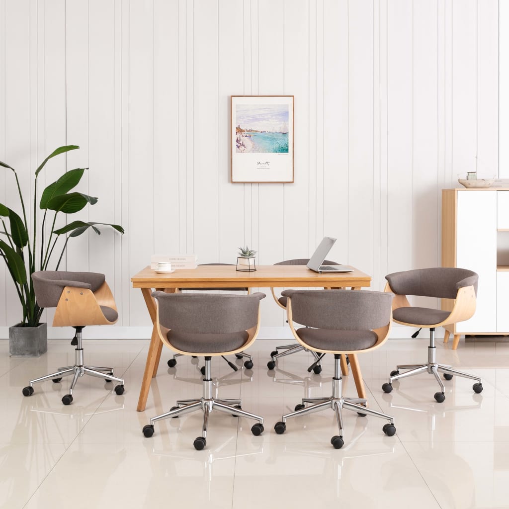 8720286023303_m_en_hd_1 Bild på vidaXL Snurrbara matstolar 6 st taupe tyg