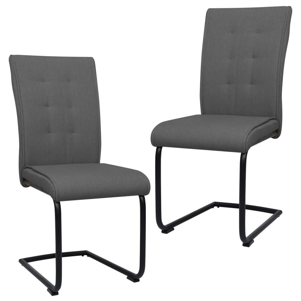 8720286052310_a_en_hd_1 Bild på vidaXL Fribärande matstolar 2 st mörkgrå tyg