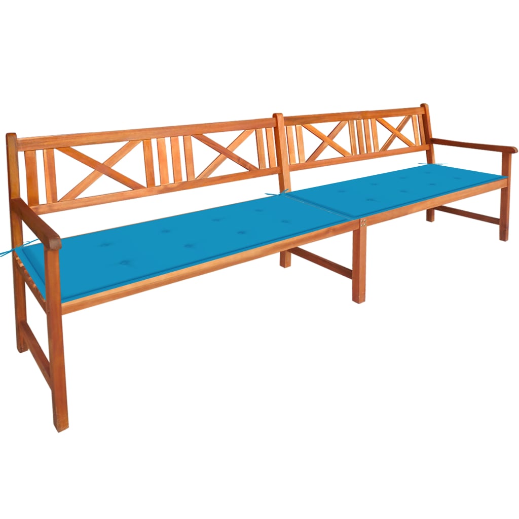 8720286277508_a_en_hd_1 Bild på vidaXL Trädgårdsbänk med dynor 240 cm massivt akaciaträ