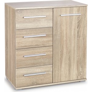 Abdel förvaringsmöbel 77 cm - Sonoma ek - Byråar -Hyllor & Förvaring - Byråar