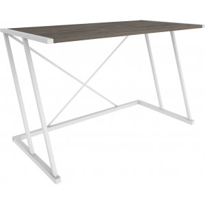 Adelaide skrivbord 114 x 60 cm - Vit/mörkgrå - Övriga kontorsbord & skrivbord