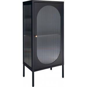 Adelaide vitrinskåp 50x110 cm - Svart - Vitrinskåp & Glasskåp -Vitrinskåp & Glasskåp - Hyllor & Förvaring