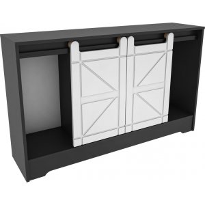 Ahris mediabänk - Grå/vit - TV-bänkar & mediabänkar -TV-bänkar & mediabänkar - Hyllor & Förvaring