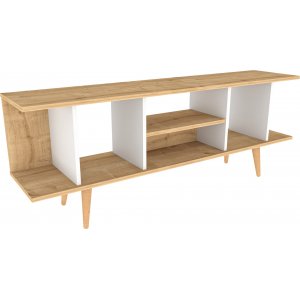 Akya mediabänk - Safir ek/vit - TV-bänkar & mediabänkar -TV-bänkar & mediabänkar - Hyllor & Förvaring