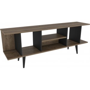 Akya mediabänk - Valnöt/svart - TV-bänkar & mediabänkar -TV-bänkar & mediabänkar - Hyllor & Förvaring