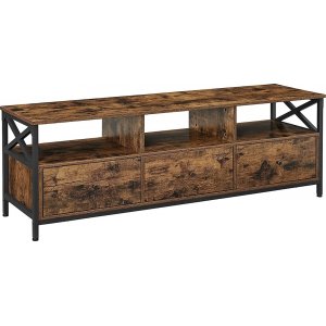 Amos mediabänk - Brun/svart - TV-bänkar & mediabänkar -TV-bänkar & mediabänkar - Hyllor & Förvaring