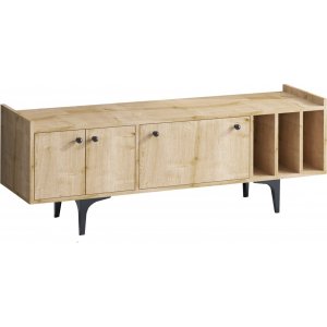 Antares mediabänk - Safir ek - TV-bänkar & mediabänkar -TV-bänkar & mediabänkar - Hyllor & Förvaring