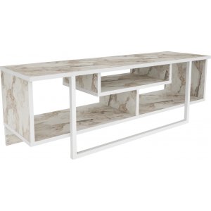 Asal mediabänk 120 cm - Vit - TV-bänkar & mediabänkar -TV-bänkar & mediabänkar - Hyllor & Förvaring