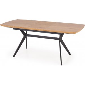 Assis matbord 140-180 x 80 cm - Ek/svart - Övriga matbord