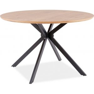 Aster matbord 120 cm - Ek/svart -Matbord - Bord