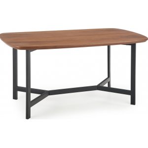 Audrina matbord 160 cm - Valnöt/svart - Övriga matbord