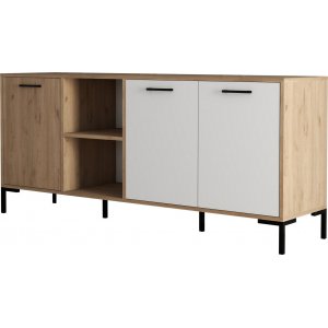 Aurora skänk - Ek/vit - Skänkar & Sideboards -Skänkar & Sideboards - Hyllor & Förvaring
