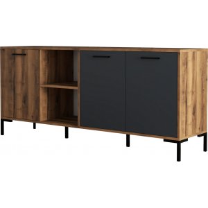 Aurora skänk - Valnöt/ antracit - Skänkar & Sideboards -Skänkar & Sideboards - Hyllor & Förvaring