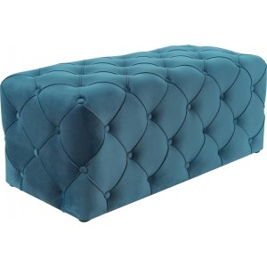 Aviva puff 102 cm - Turkos sammet - Sittbänkar