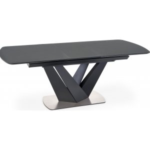 Baritone matbord 160-200 cm - Grå - Matbord med glasskiva