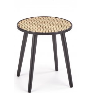 Batavia soffbord Ø39 cm - Svart - Soffbord i trä