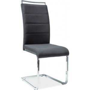 2 st Beaufort matstol - Svart/krom - Klädda & stoppade stolar