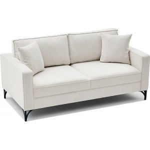 Berlin 2-sits soffa - Gräddvit/svart - 2-sits soffor