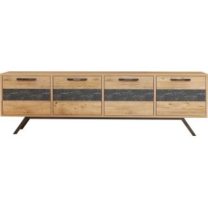 Betta mediabänk - Valnöt/svart - TV-bänkar & mediabänkar -TV-bänkar & mediabänkar - Hyllor & Förvaring