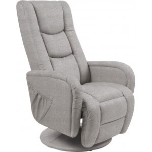 Bibi reclinerfåtölj med massage - Grå - Reclinerfåtöljer