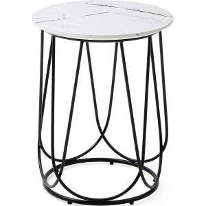 Bobby soffbord Ø40 cm - Vit - Soffbord i trä