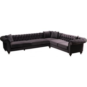 Bogart hörnsoffa - Brun - Hörnsoffor