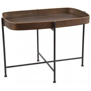 Brooklyn sidobord - Svart / Koppar - Sidobord & lampbord