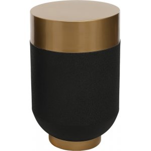 Bud sidobord 60 cm - Guld/svart - Sidobord & lampbord