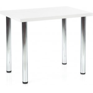Buno matbord 90 cm - Vit/krom - Övriga matbord
