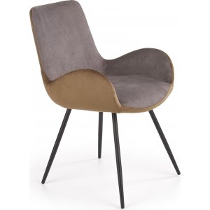 4 st Cadeira matstol 392 - Grå/brun - Klädda & stoppade stolar