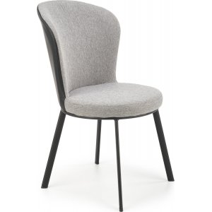 4 st Cadeira matstol 447 - Grå/svart - Klädda & stoppade stolar