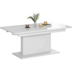 Cense soffbord 126-167 x 70 cm - Vit - Soffbord i trä