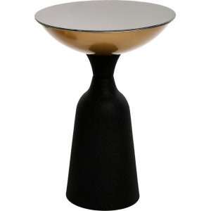 Chalice sidobord 56 cm - Svart/guld - Sidobord & lampbord