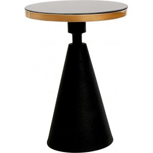 Chalice sidobord Ø42 cm - Svart/guld - Sidobord & lampbord