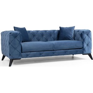 Como 2-sits soffa - Blå - 2-sits soffor