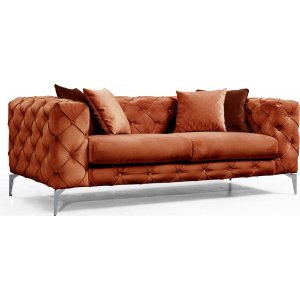 Como 2-sits soffa - Orange - 2-sits soffor