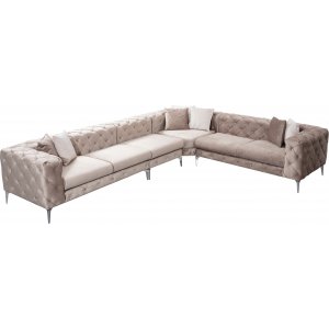Como hörnsoffa - Beige - Hörnsoffor