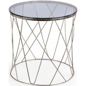 Corpus soffbord Ø55 cm - Krom - Glasbord