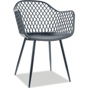 4 st Corral stol - Svart - Plaststolar