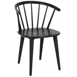 2 st Dalsland Karmstol - Svart + Skyddande sprayvax - Pinnstolar