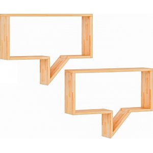 Dizzi vägghylla - Ek - Vägghyllor -Hyllor & Förvaring - Hyllor